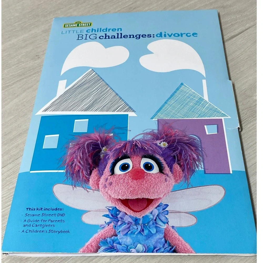 Sesame Street Little Children Big Challenges Divorce Kit DVD Storybook Guide